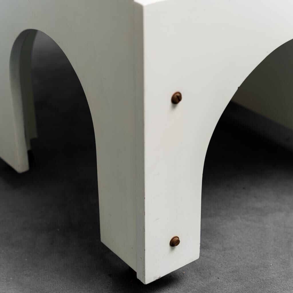 Bar trolley in smoked glass smoked 1970