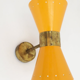 Pair of wall light in the style of Italian creations of the 50s