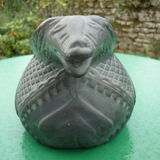 Zoomorphic painted plaster or stoneware pitcher