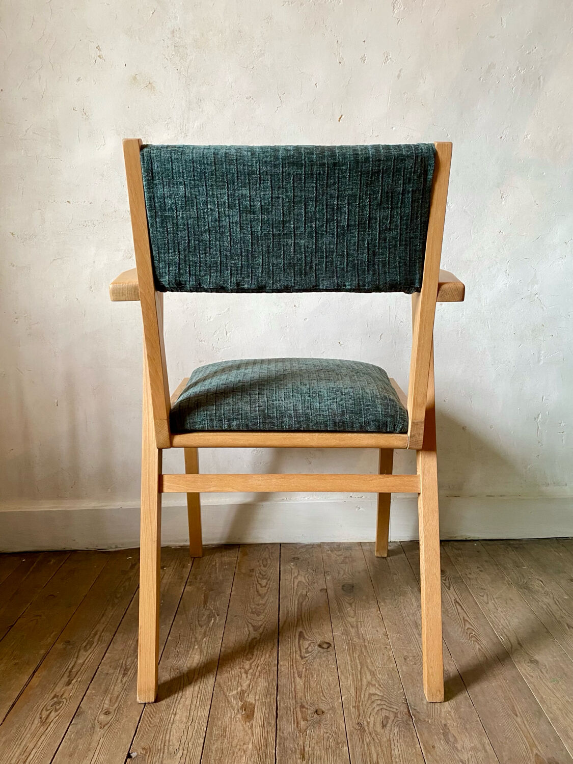 Renovated bridge armchair