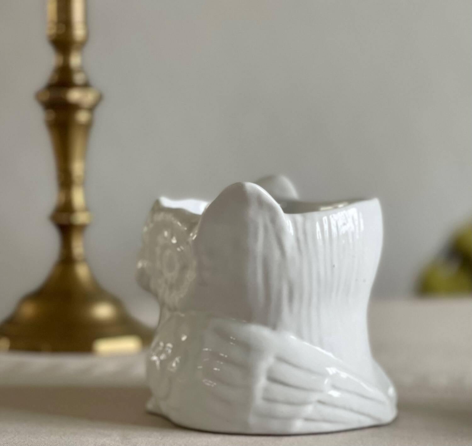 Vintage Italy Owl Vase