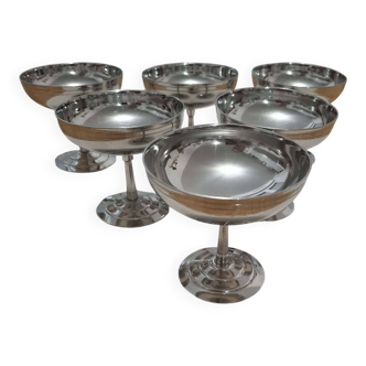 Stainless steel ice cream bowls 18/10 – Létang & Rémy (French manufacturing)