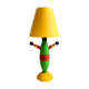 Lampe de table Totem design Olivier Vilatte vintage années 80 Memphis style