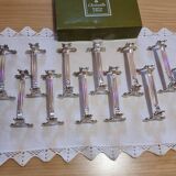 Set of 12 Christofle France Cutlery Rests Vendôme Model