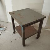 Remington Rand Kardex Industrial Desk Side Table