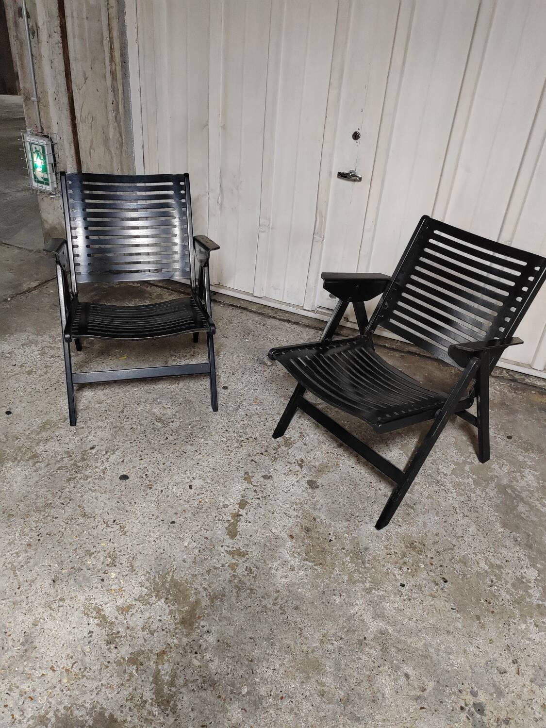 Pair of Rex armchairs