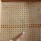 Chaises pliantes cannage et bois