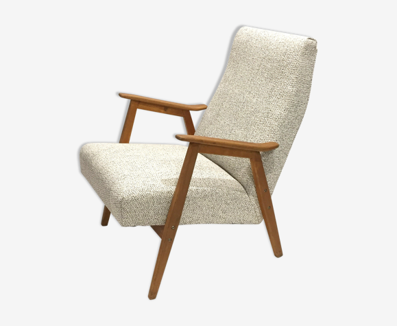60s chair retaped grey mottled