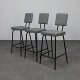 3 tabourets de bar Option Bar par Frederik Roijé pour Puik Design