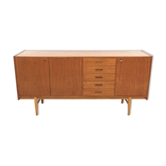 Scandinavian teak and oak sideboard, Sweden, 1960