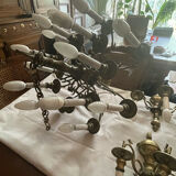 Flemish chandelier and two sconces