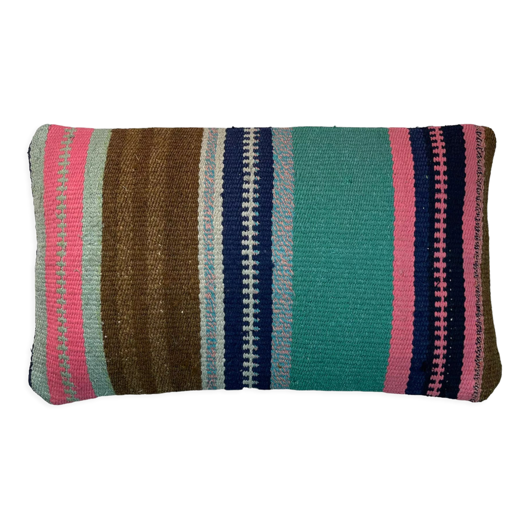 Vintage turkish kilim cushion cover 30x50cm