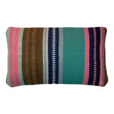 Vintage turkish kilim cushion cover 30x50cm