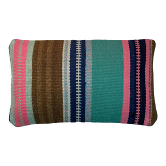 Housse de coussin kilim turc vintage 30x50cm