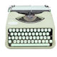 Hermes Baby green lime typewritter revised new ribbon
