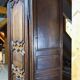 Antique 2-door wardrobe in solid oak