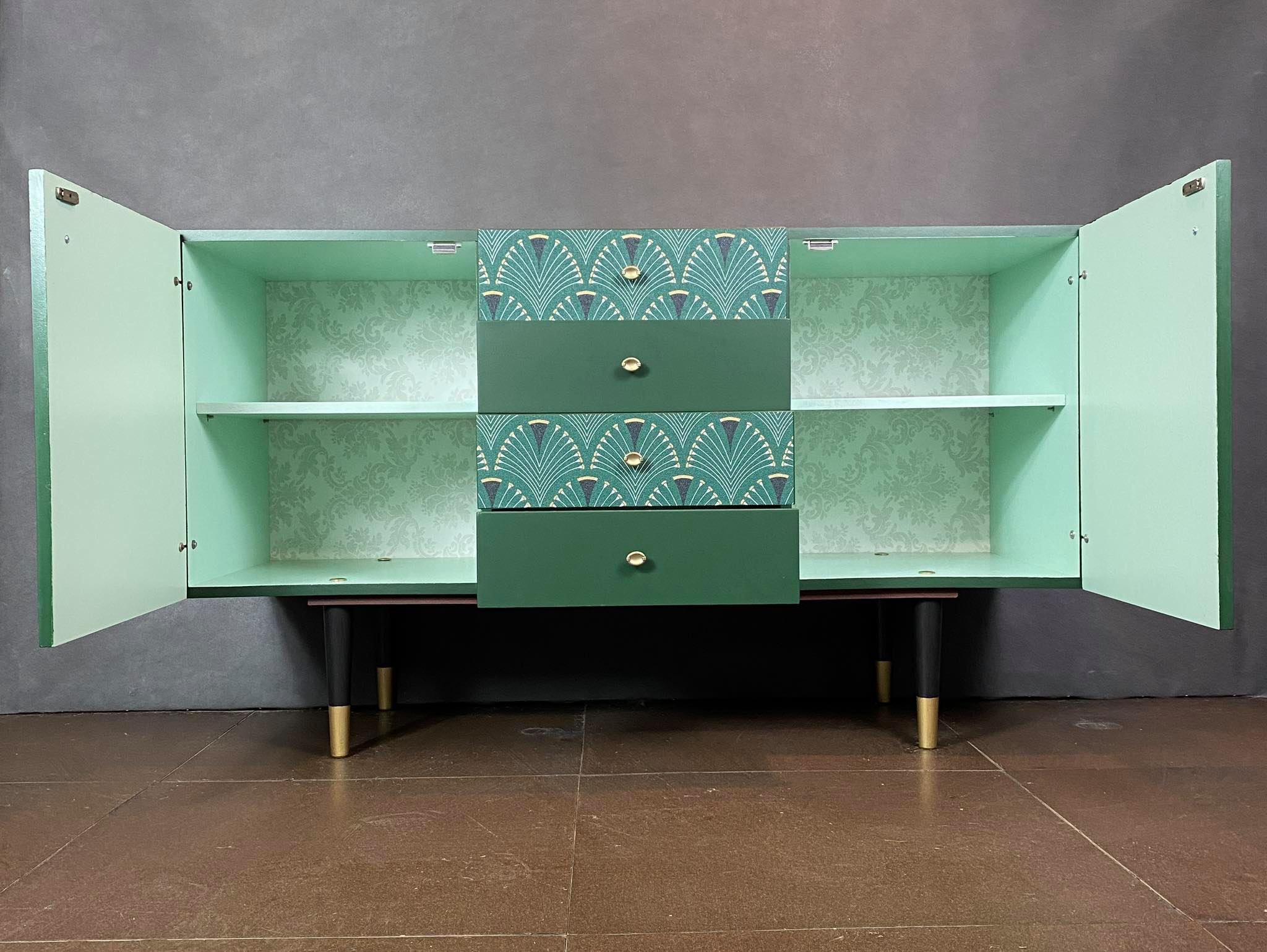 Renovated sideboard chest of drawers, 1960s