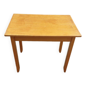 Seventies solid beech table