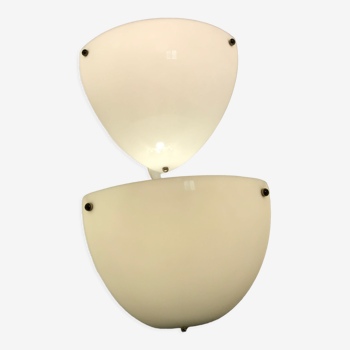 Duo of plastic corner sconces