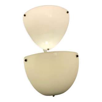 Duo of plastic corner sconces