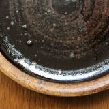 Pierre Digan sandstone plate La Borne Ceramic, 70s