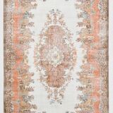 Orange & Beige Vintage Area Rug 174x283Cm SK 21610