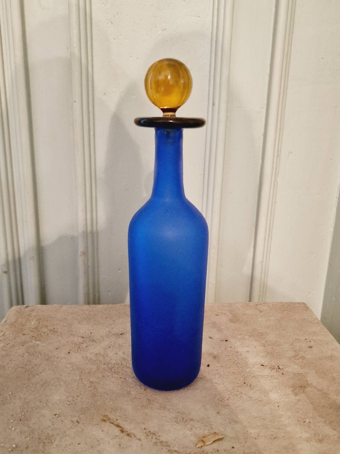 Vintage bottle with Franco Moretti stopper