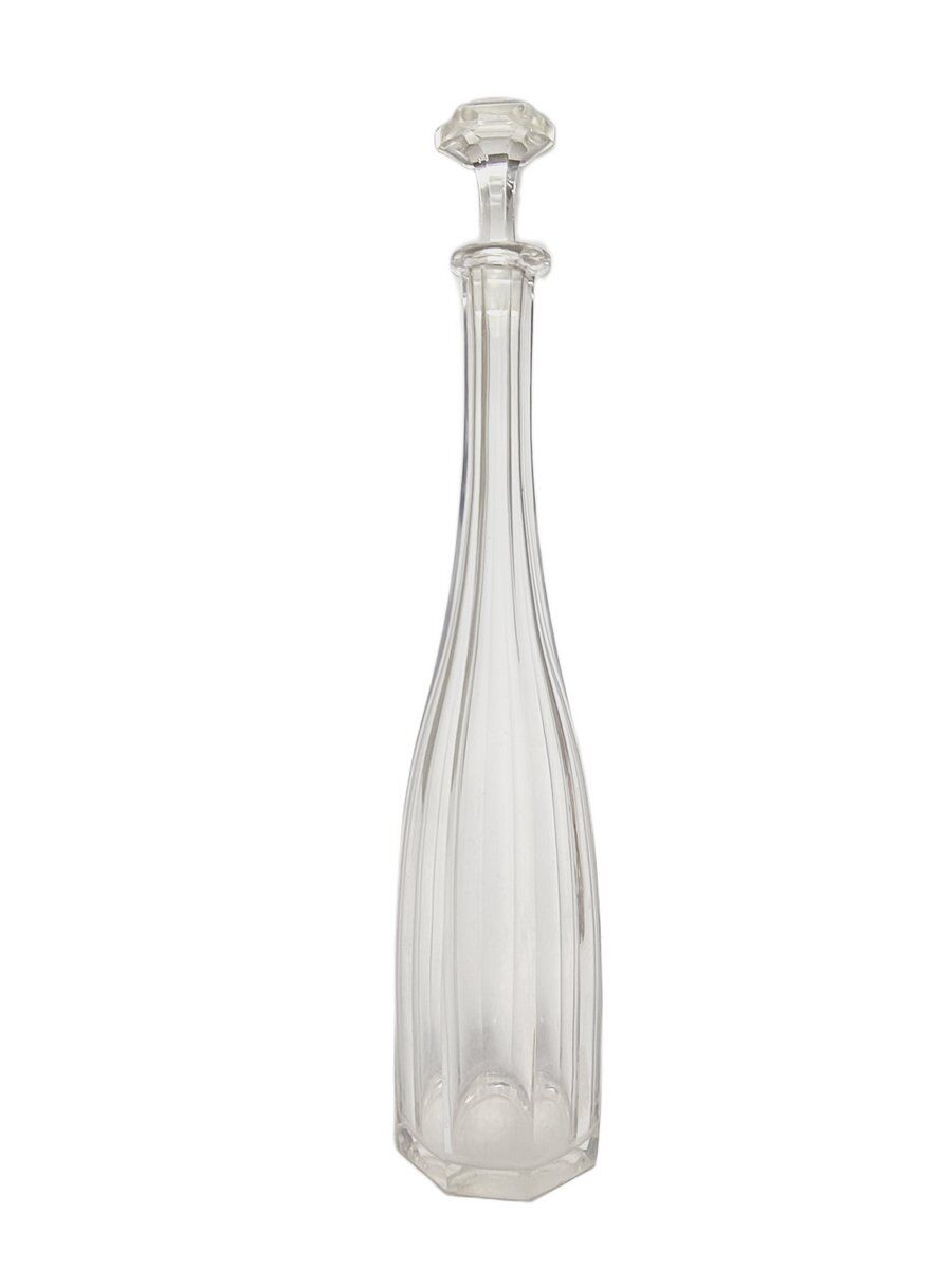 Art Deco crystal silver carafe, Denmark, 1950s