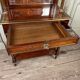 Bonheur du jour in mahogany and brass inlay, late 18th century