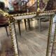 Vintage Venetian mirror with a frame from around 1970.