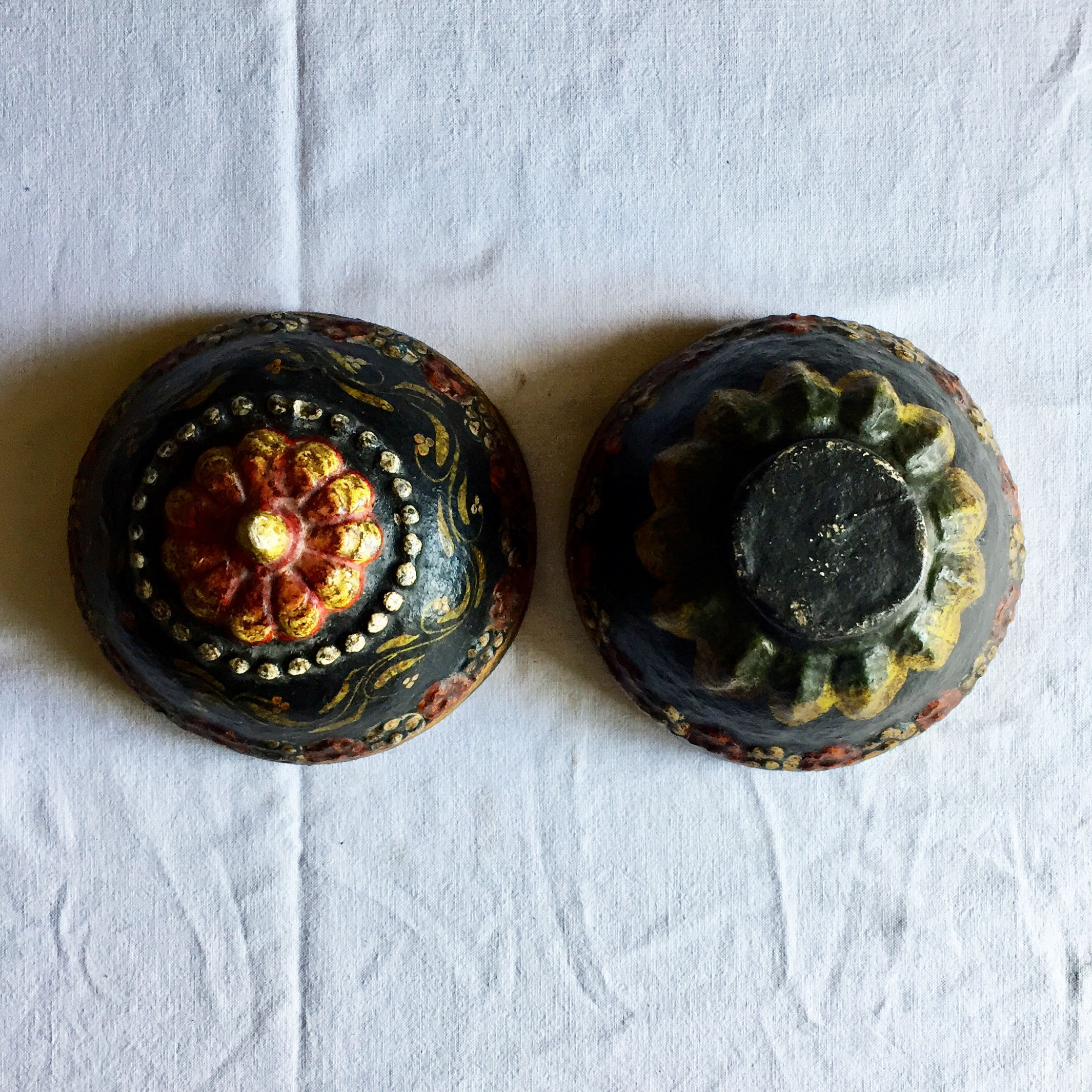 Handmade papier-mâché box
