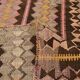 3x10 Pink & Brown Tribal Kilim Runner Rug, 88x313Cm