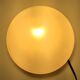Ceiling light in white opal. Round-shaped light fixture, made of white glass, ut