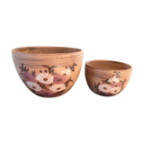 Vallauris 70's terracotta salad bowls