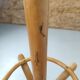 Vintage wooden parrot coat rack