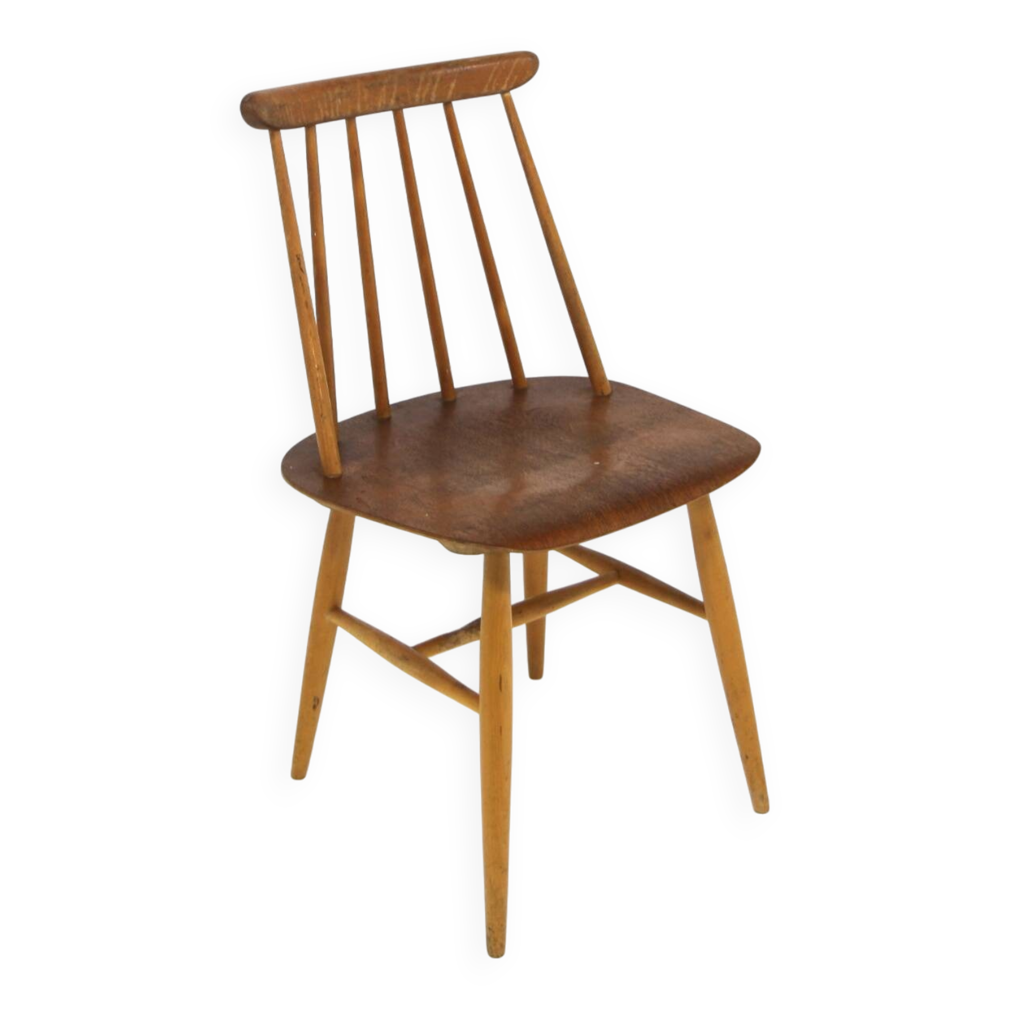 Chaise scandinave"pinnstol" Fanett par Ilmari Tapiovaara, Suède, 1960