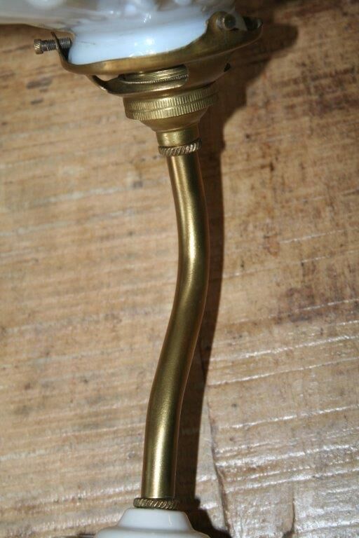 Apply wall light brass Swan neck