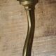 Apply wall light brass Swan neck