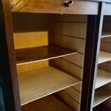 Meuble classeur double rideau