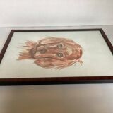 Aquarelle de chien setter
