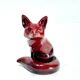 Royal Doulton Flambe - red fox