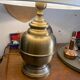Gold metal lamp