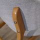 Vintage Scandinavian wooden armchair 1960