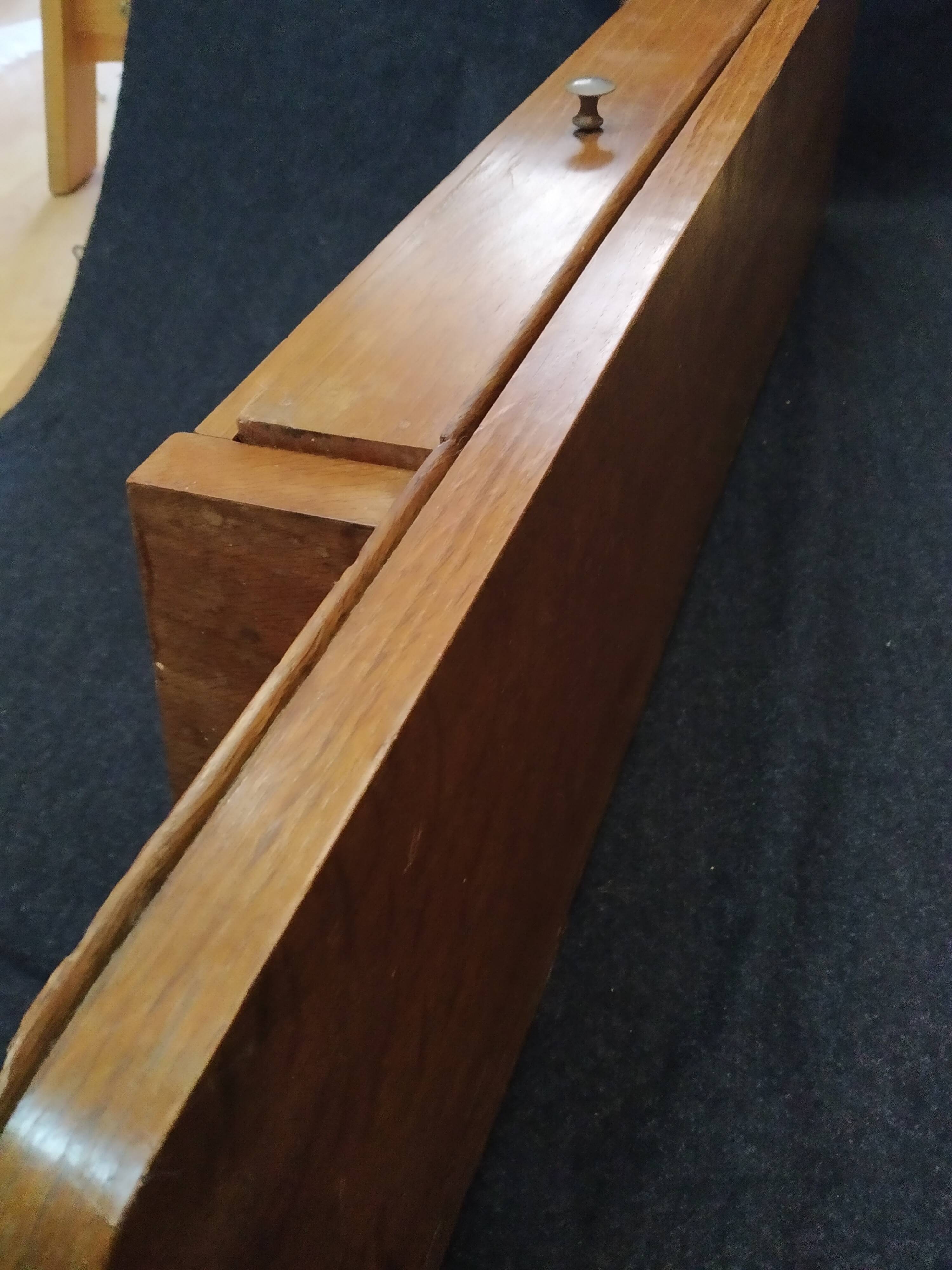 French 1950s work drawer shelf