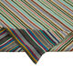 Tapis fait à la main turc contemporain des années 1980 168 cm x 253 cm multicolore en chanvre kilim