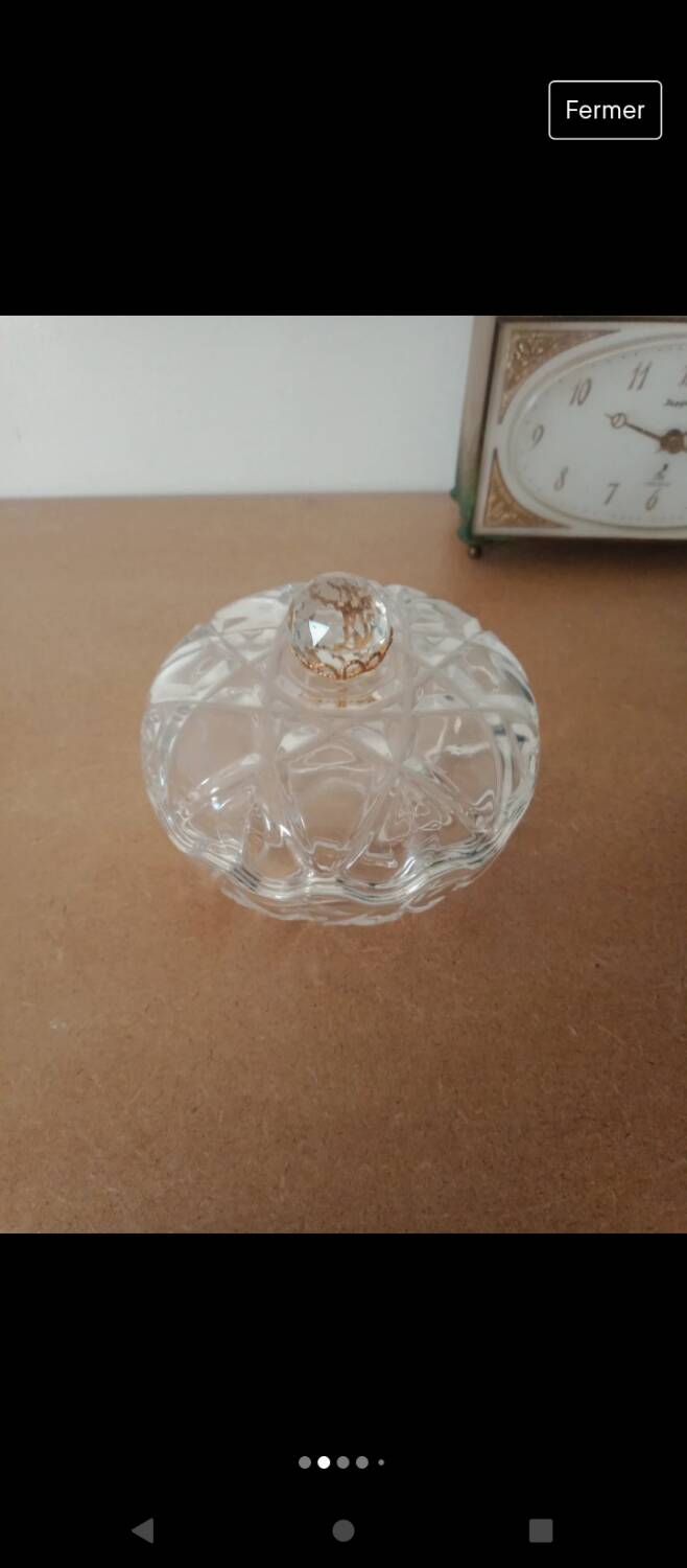 Small glass candy dish