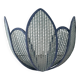 Applique en cannage fleur de lotus
