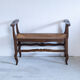 Banc en paille
