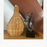 Wicker dressed bottle