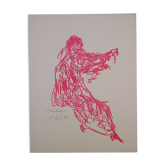 Eau forte - aquatinte - Bernrd Childs - Noel 1984